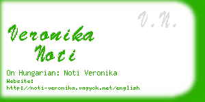 veronika noti business card